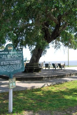 St. Simons Trolley Stop