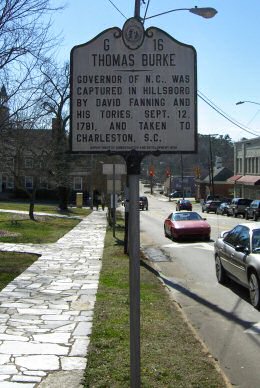 Historical Marker: Thomas Burke