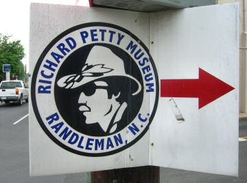 Richard Petty Museum Sign