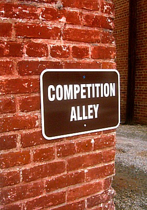 Competition Alley Sign, Chatham, Virginia