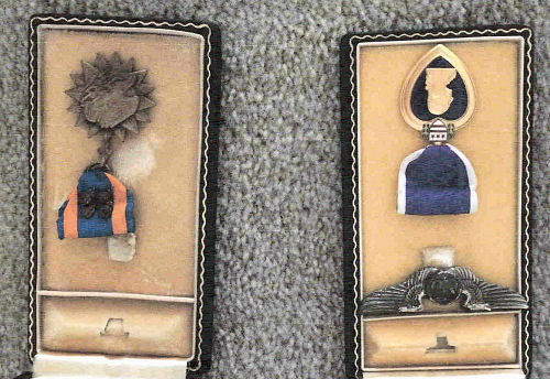 Purple Heart and Air Medal