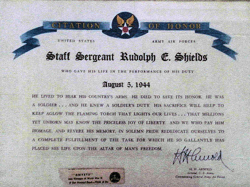 Citation of Honor