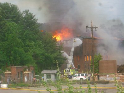 Long Mill fire, Danville, Virginia