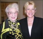 Frances Hurt and Barbara Hall