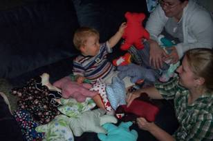He found his bear!